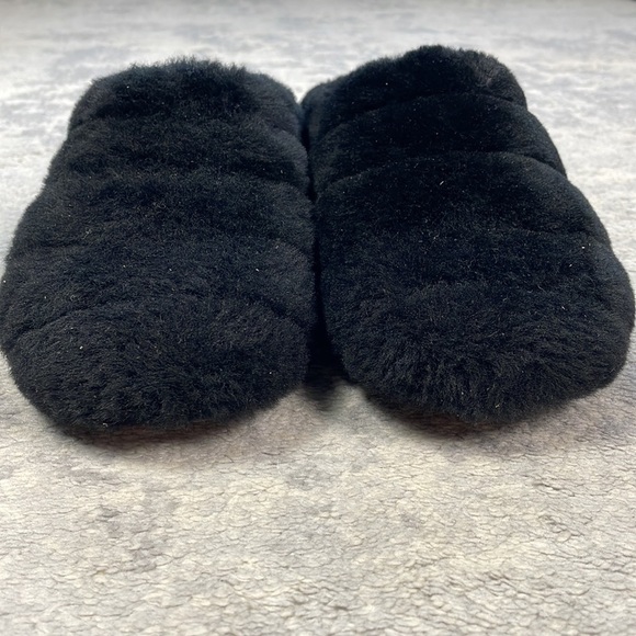 New Proenza Schouler Rondo Genuine Shearling Slip On Shoe Slide Black Fuzzy Sz 6 - Picture 8 of 14